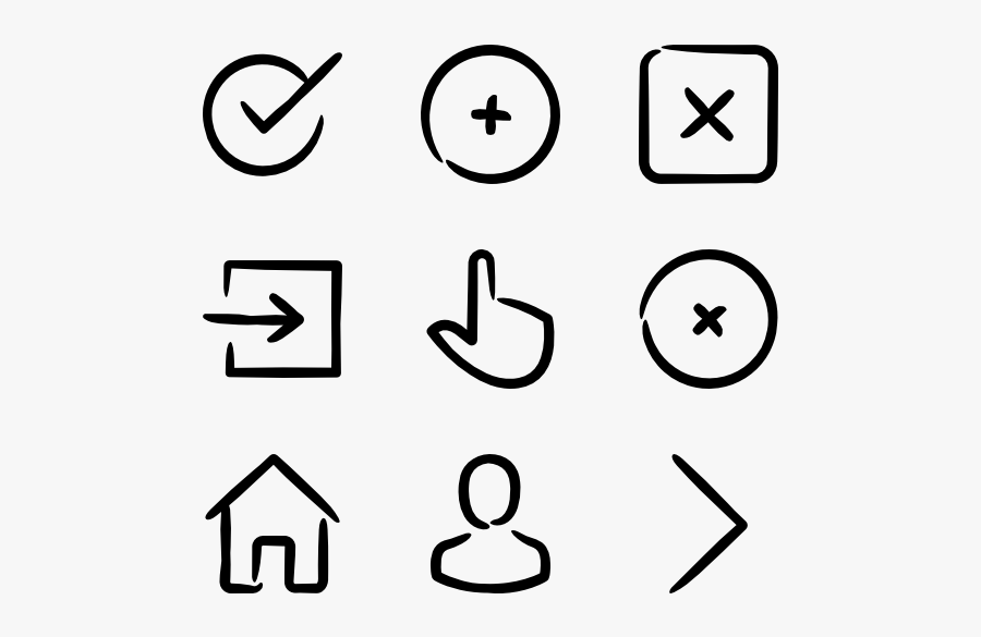 Handy Icon Collection - Handy Icons, Transparent Clipart