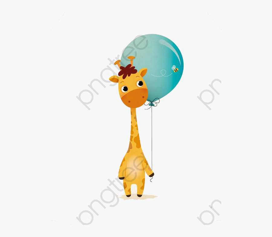 Cartoon Giraffe Clipart - Giraffe, Transparent Clipart
