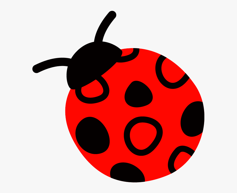 Lady Bug Red, Transparent Clipart