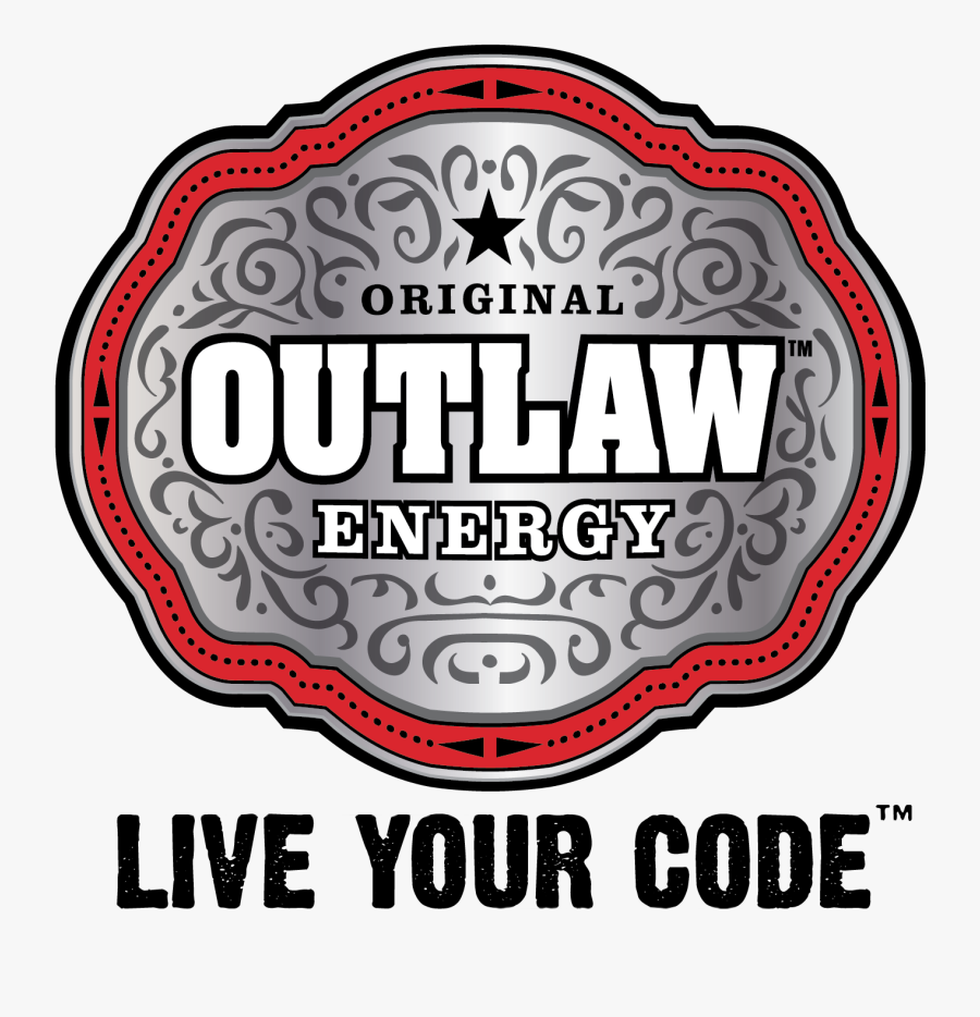 Outlaw Energy Drink Logo, Transparent Clipart