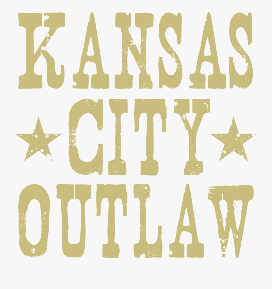 Kansas City Outlaw Tee, Transparent Clipart