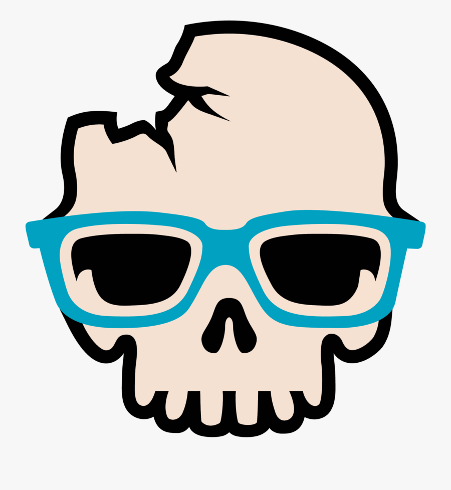 Clipart Skull Outlaw - Geek Skull, Transparent Clipart