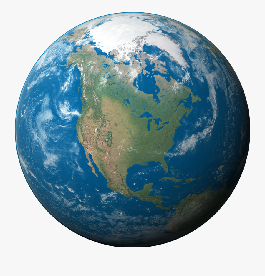 Globe Png Satellite-view - Transparent Background Earth Globe, Transparent Clipart