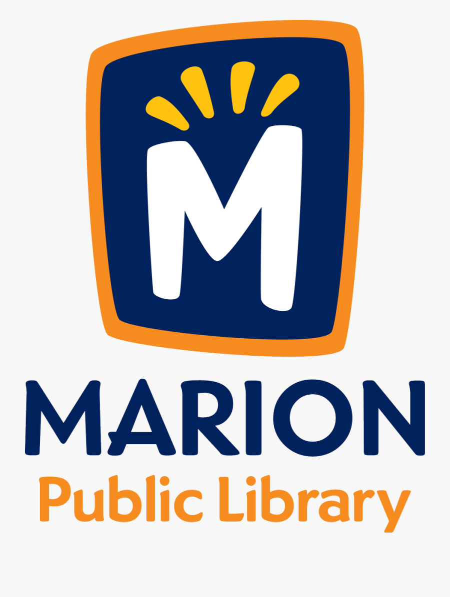 Marion Public Library Logo, Transparent Clipart