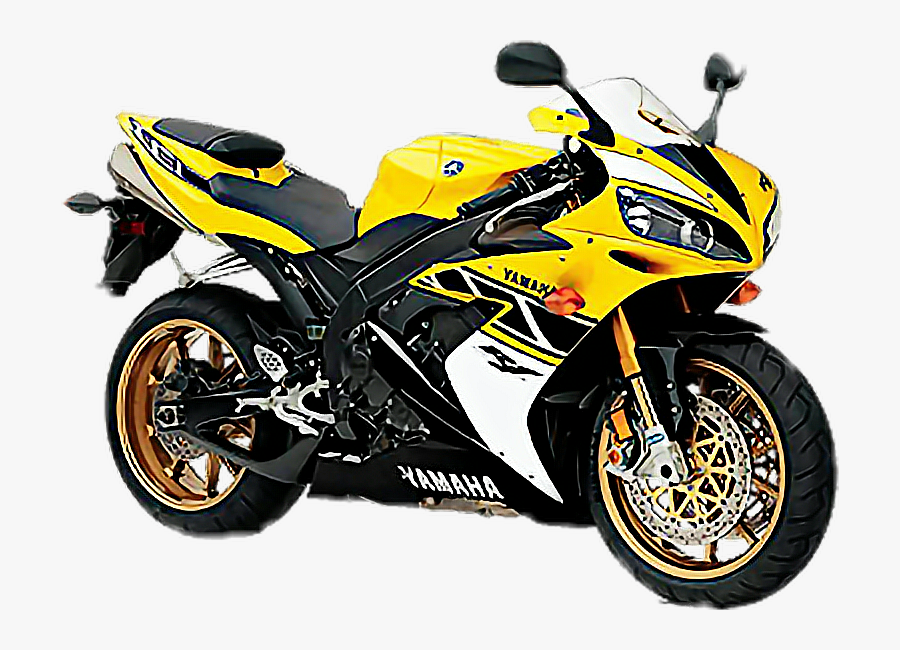 #scmotorcycle #motorcycle #bike #crotchrocket #yellow - Bike Image Hd Png, Transparent Clipart