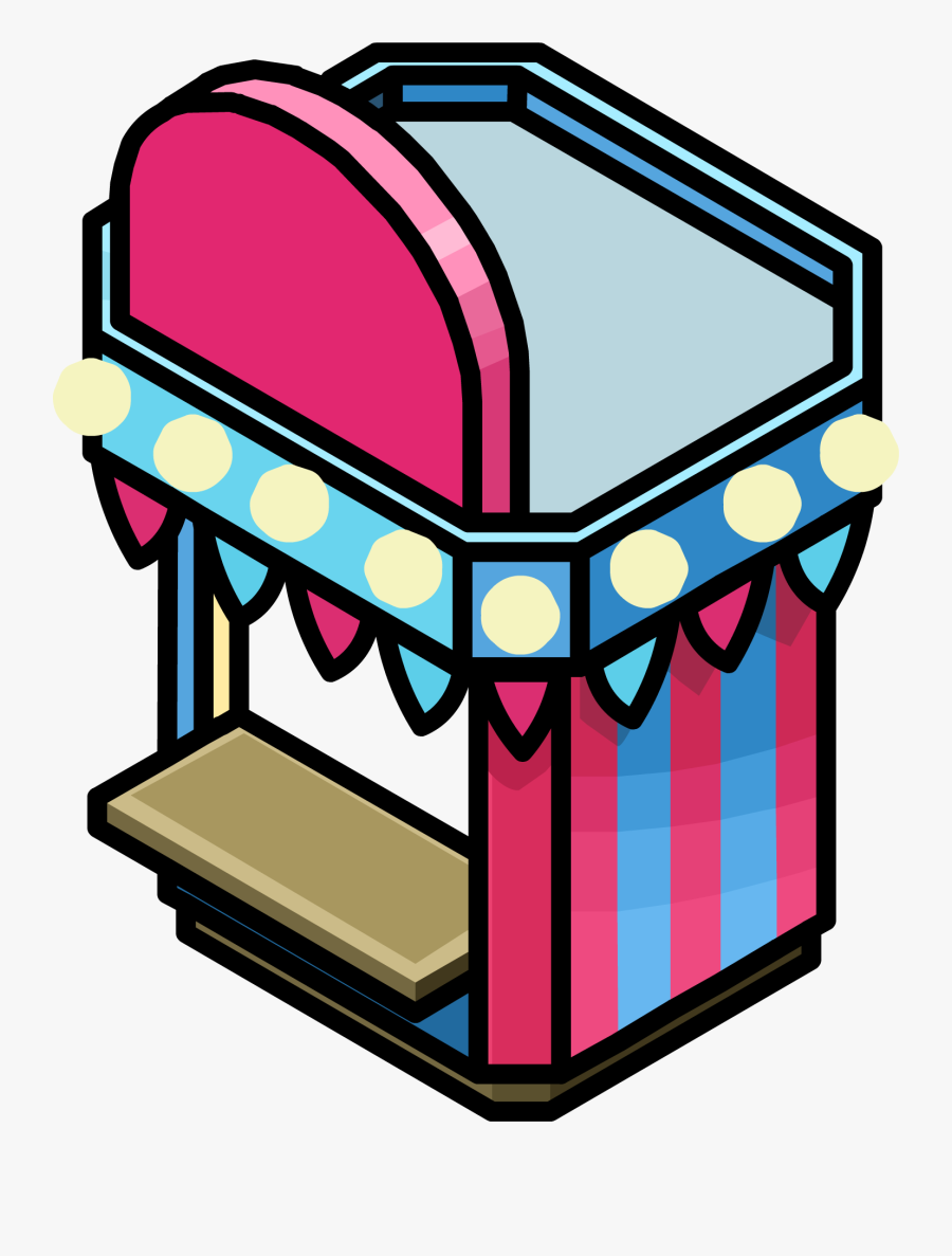 Club Penguin Wiki - Booth Icon Png, Transparent Clipart