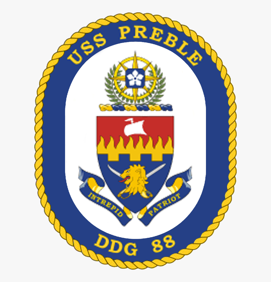 Uss Preble - Uss Jason Dunham Crest, Transparent Clipart