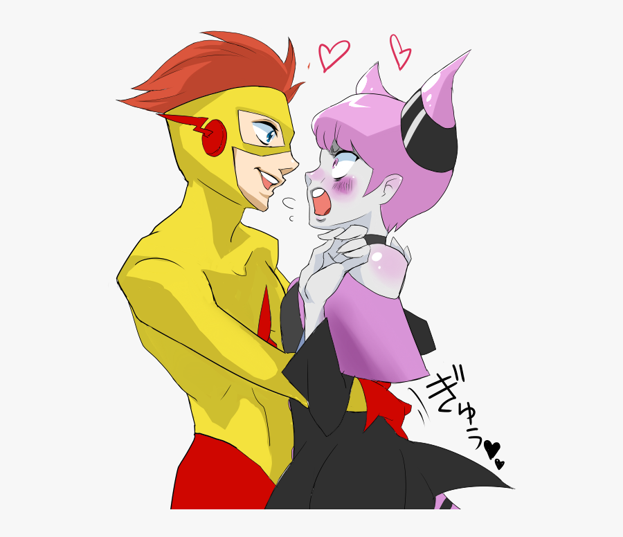 Clip Art Flash Robin Bumblebee Starfire - Jinx Y Chico Flash, Transparent Clipart