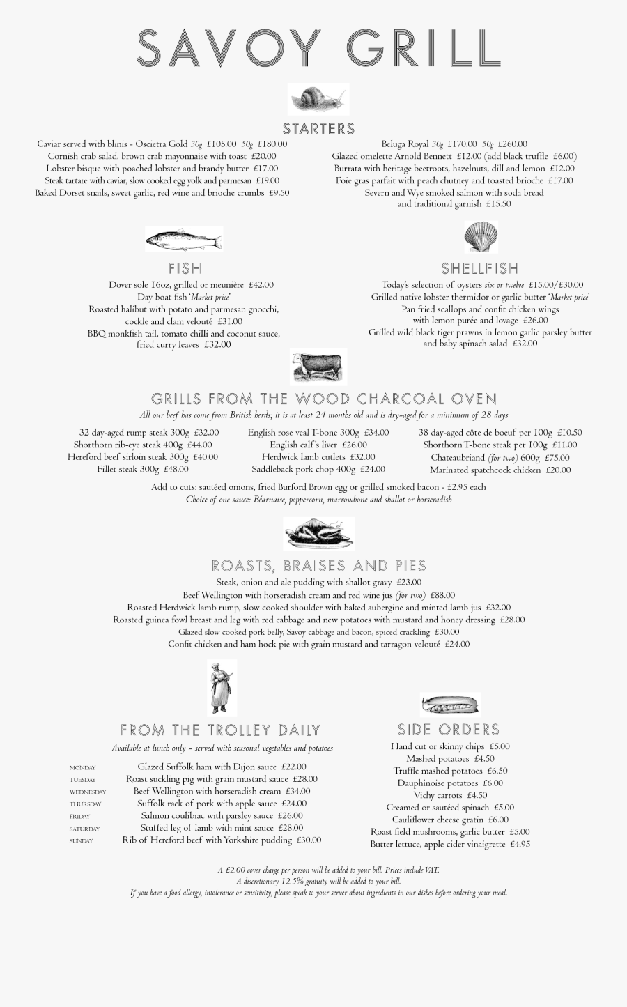 Clip Art Restaurant Menu Fonts - Beef Wellington Menu, Transparent Clipart