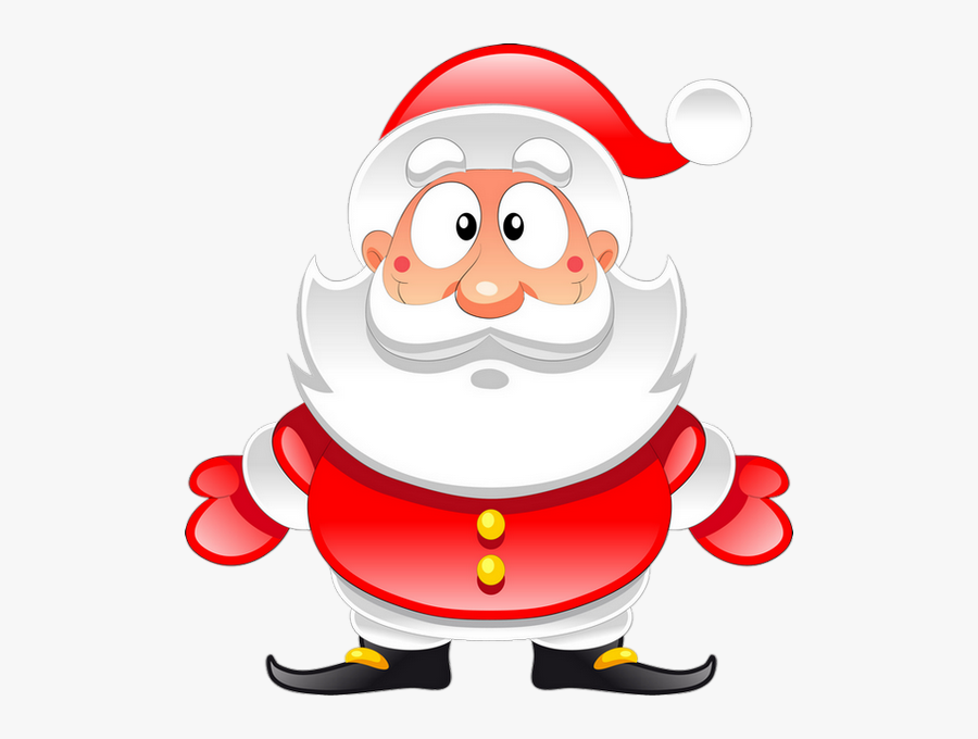Clipart Père Noël - Cartoon Santa Elf And Reindeer, Transparent Clipart
