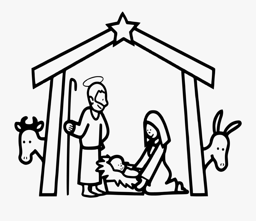 Krippenspiel In Ditzingen - Crèche De Noel Dessin, Transparent Clipart