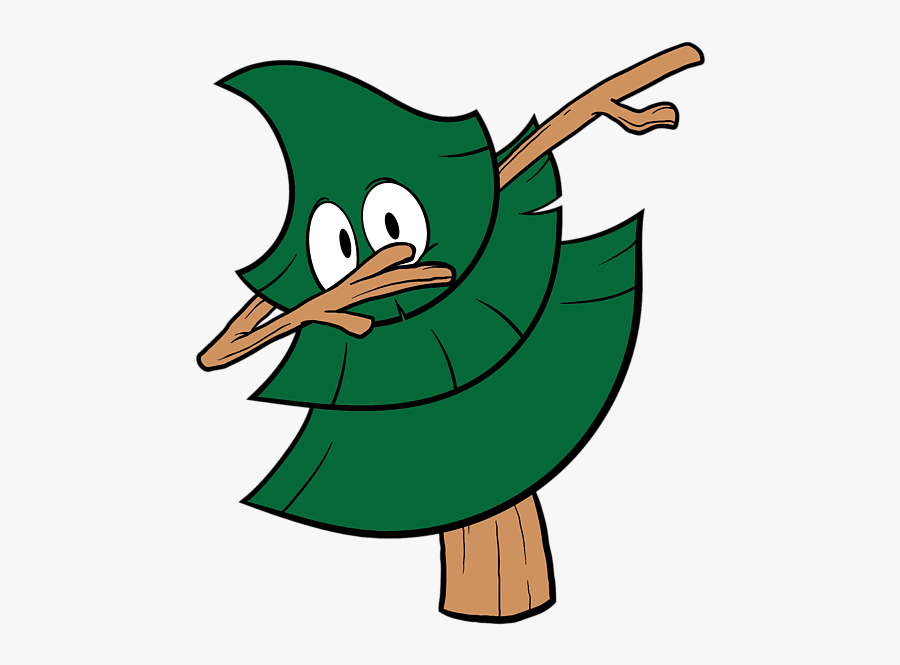 Funny Christmas Tree Drawing, Transparent Clipart