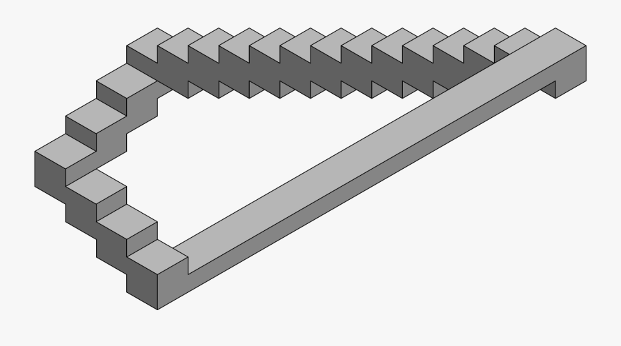 Escher Style Illusions The - Ascending And Descending Stairs, Transparent Clipart