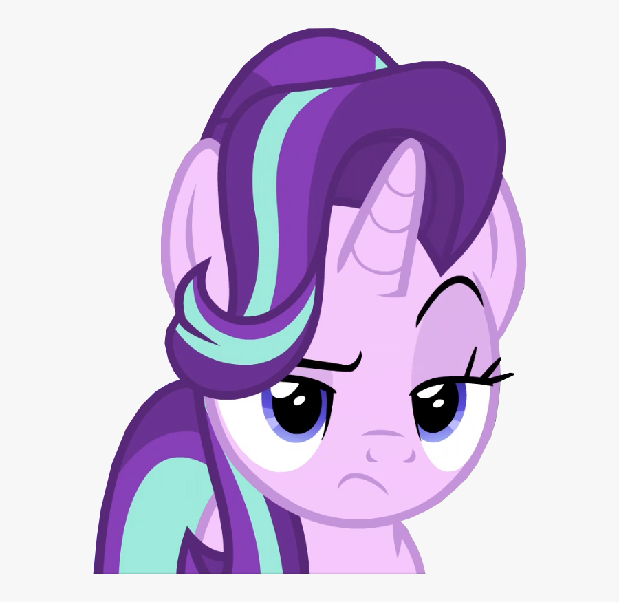 Raised Eyebrow, Reaction Image, Safe, Screencap, Shadow - Mlp Starlight Blush, Transparent Clipart