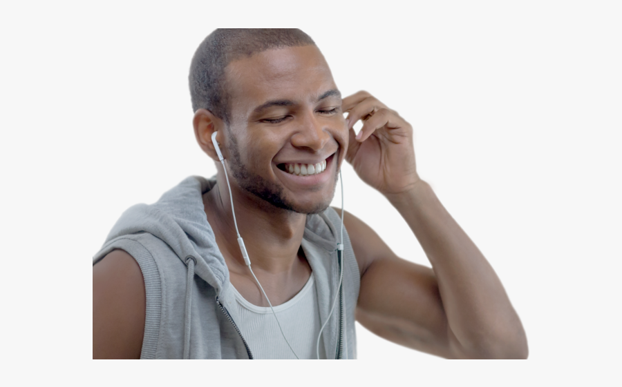 Clip Art News Info Listeningtomusic - Guy Listening To Music Png, Transparent Clipart