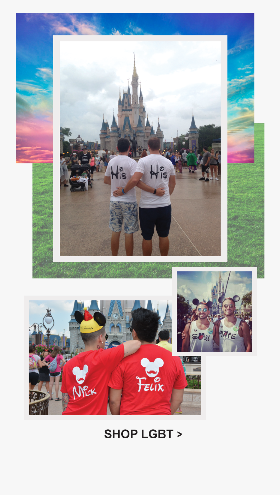 Disney Vacation Matching Lesbian And Gay Lgbt Shirts - Disney World, Cinderella Castle, Transparent Clipart
