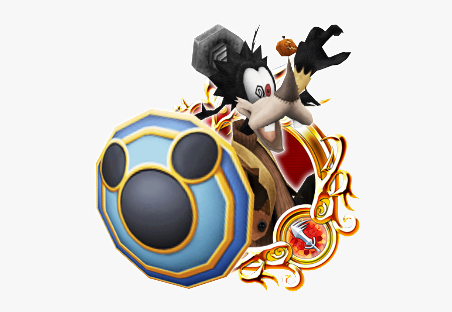 Goofy Halloween Pictures Disney Halloween Clip Art - Kingdom Hearts Riku Medal, Transparent Clipart