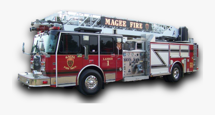 Transparent Fire Truck Png - Fire Apparatus, Transparent Clipart