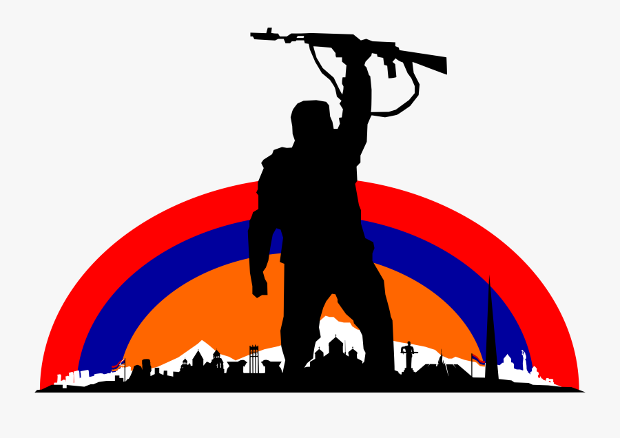 A New Version Of The Popular Patriotic Armenian Stance - Armenian Fedayi, Transparent Clipart