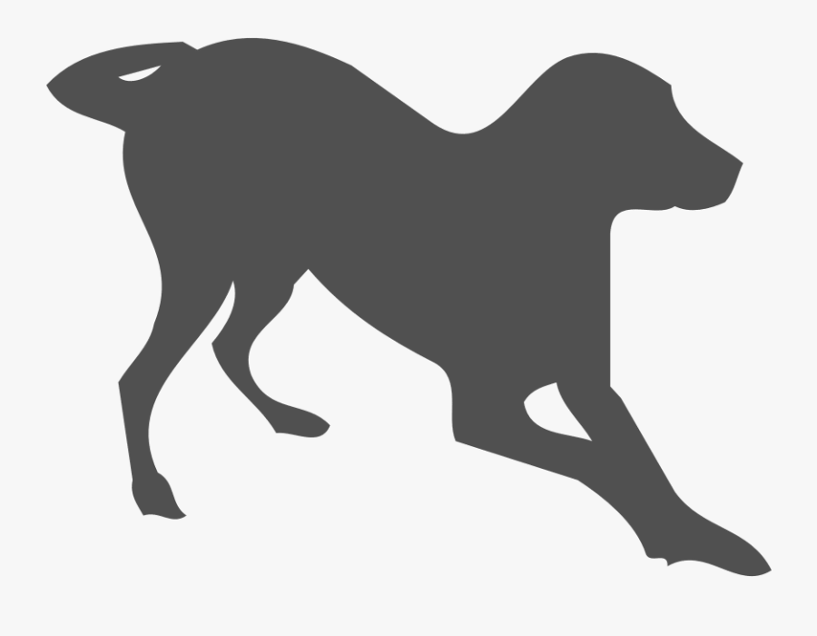 Dog Catches Something, Transparent Clipart