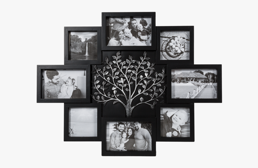 Family Frame Png Collage, Transparent Clipart
