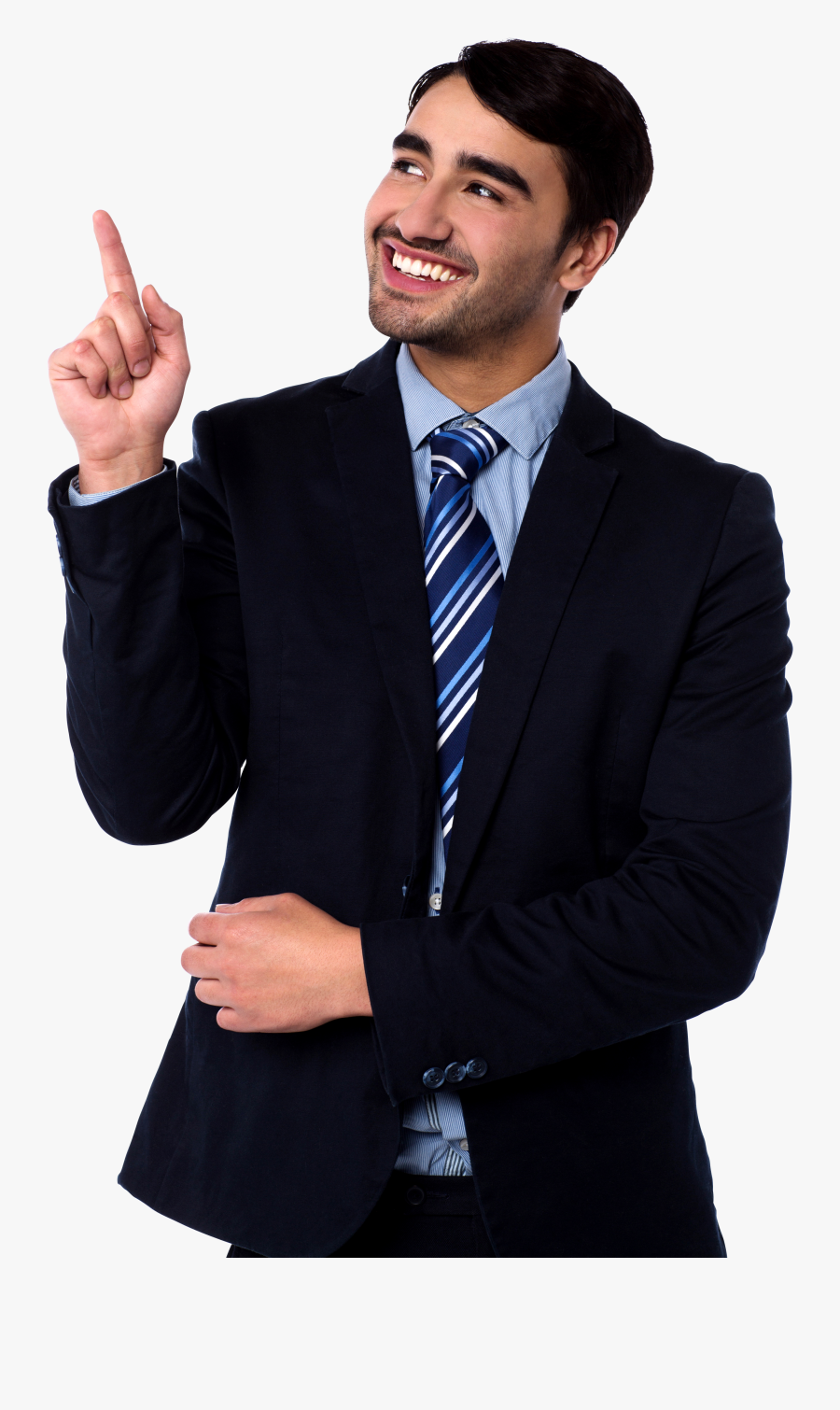 Transparent Guy Pointing Clipart - Person Pointing Transparent Background, Transparent Clipart