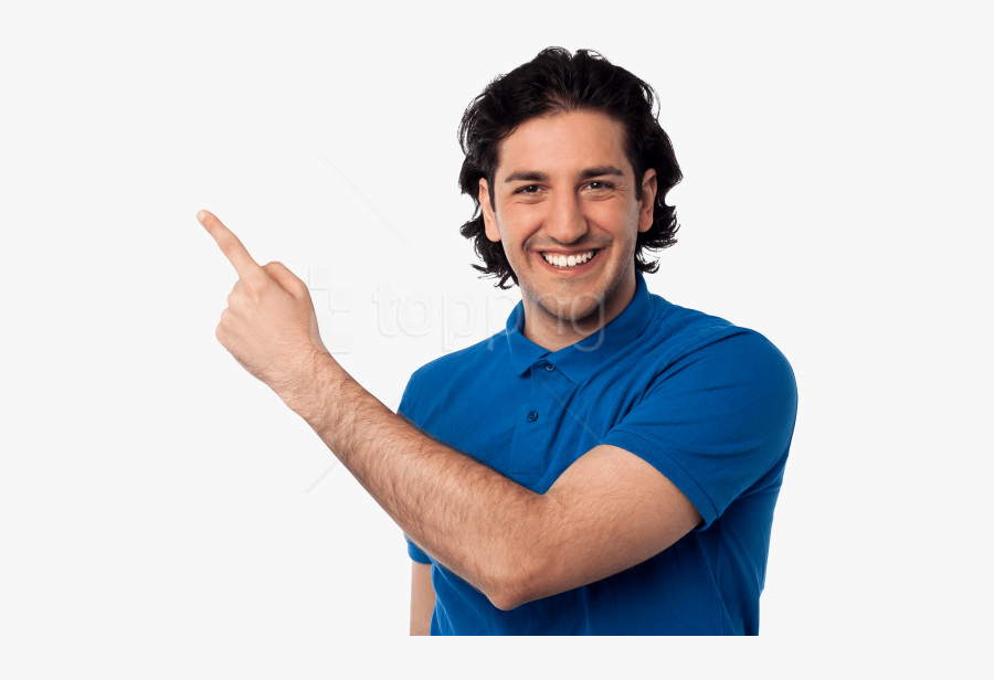 Free Png Men Pointing Left Png Images Transparent - Man Pointing Finger Png, Transparent Clipart