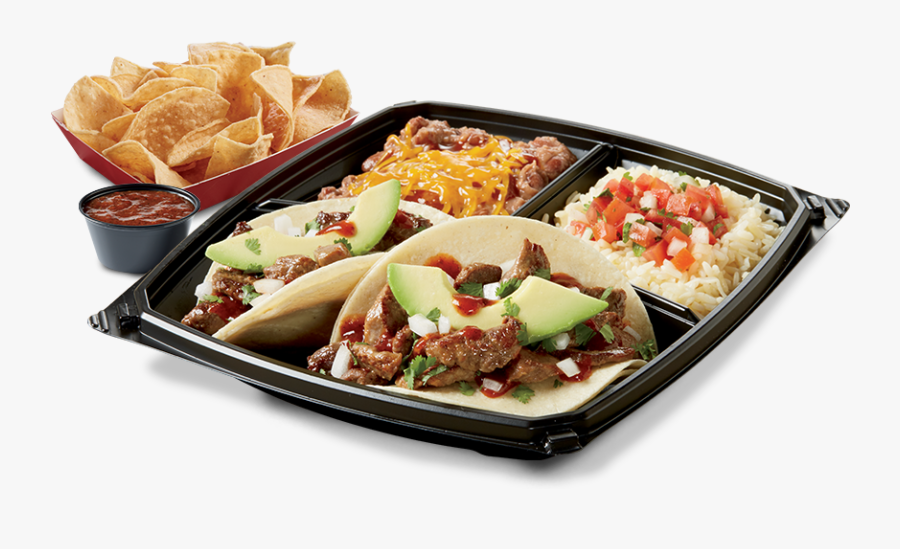 Tacos Clipart Street Taco - Del Taco Street Taco Plate, Transparent Clipart