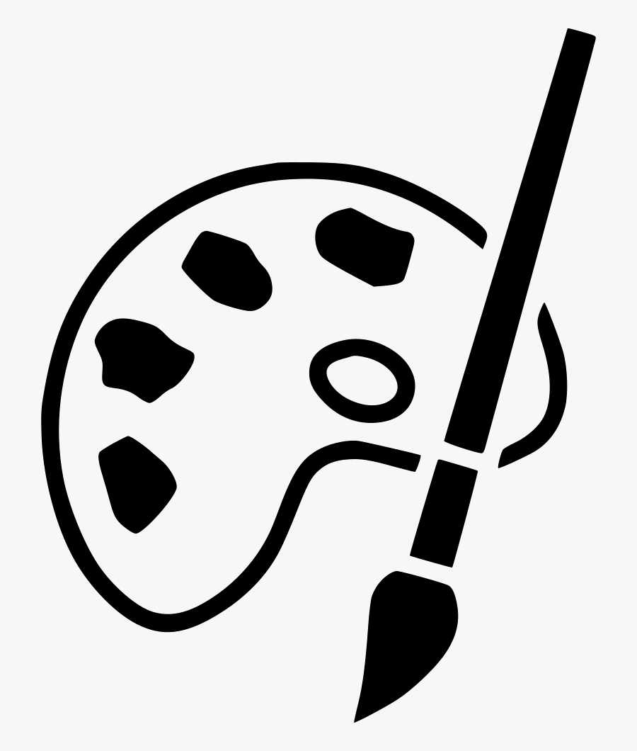 Art Svg Free Download - Painting Icon With Transparent Background, Transparent Clipart