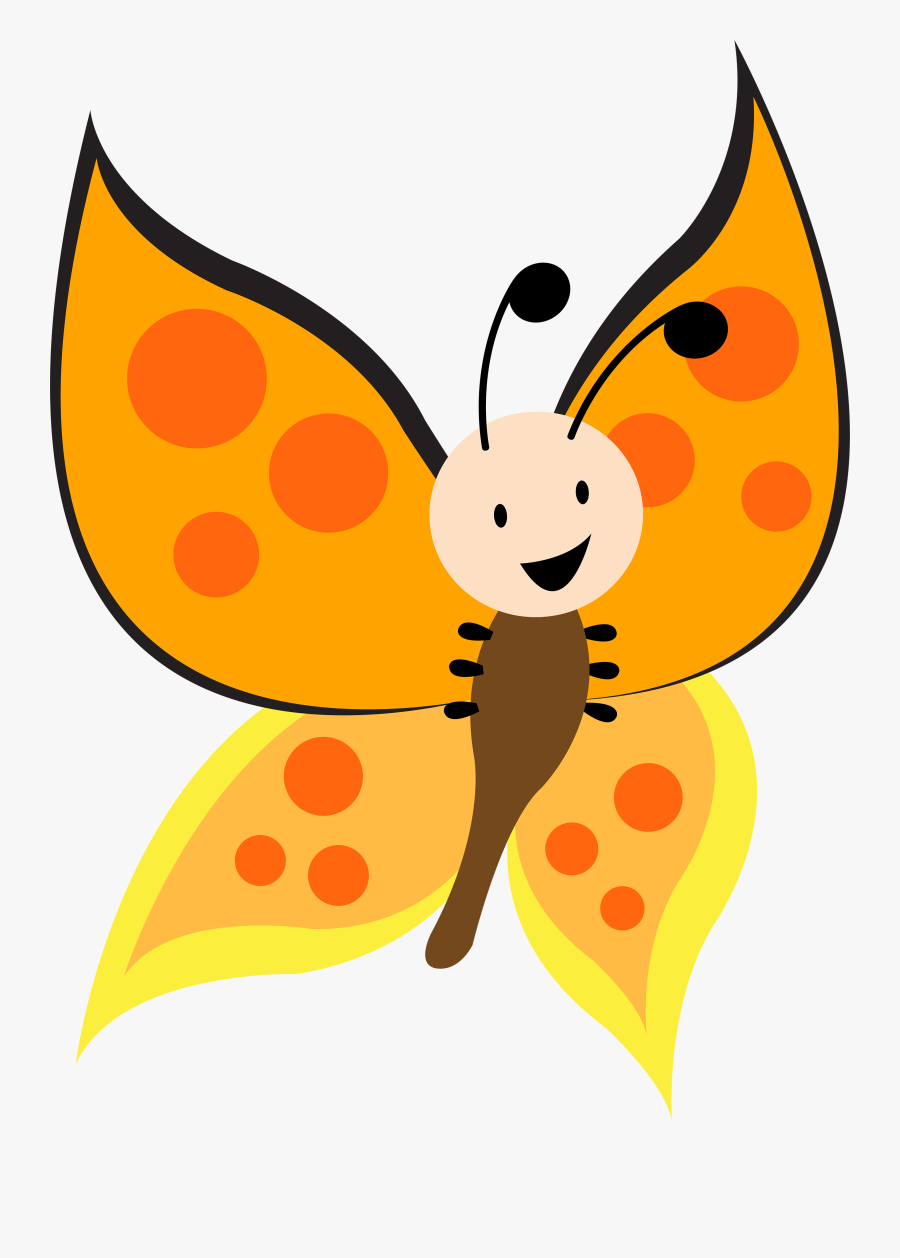 Kids Clipart Butterfly - Butterfly Kids Png, Transparent Clipart