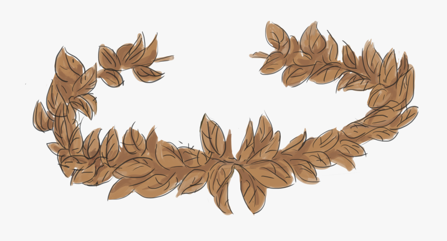 Transparent Leaf Wreath Clipart - Roman Leaf Crown Png, Transparent Clipart