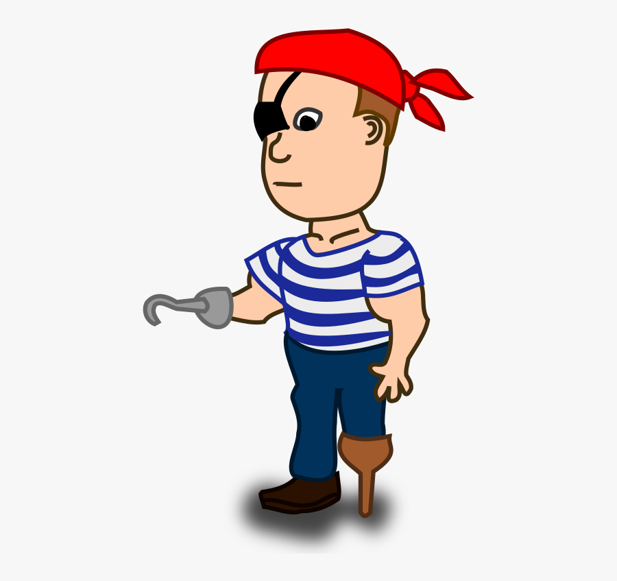 Comic Construction - Pirate Clip Art, Transparent Clipart