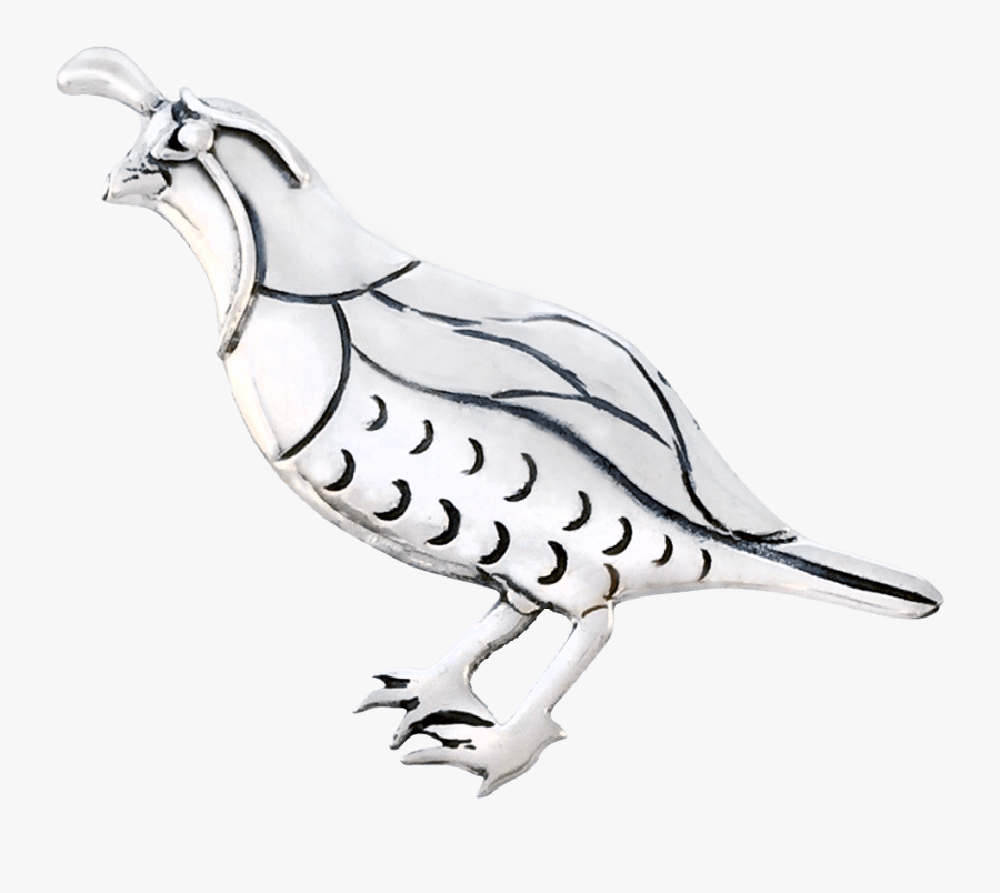 Quail Pin - Quail, Transparent Clipart