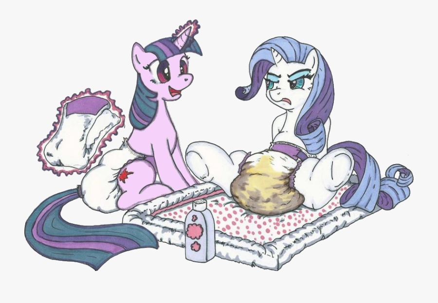 Artist Jay Dee - Mlp Rarity In Diapers, Transparent Clipart