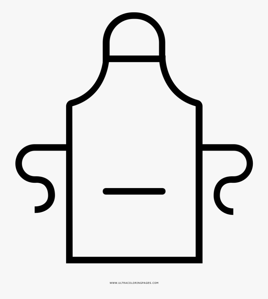 Apron Coloring Pages - Coloring Pages Of An Apron, Transparent Clipart