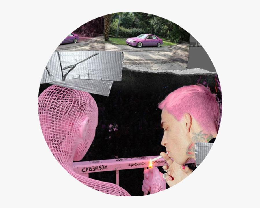 #trash #trashboy #trap #tumblr #aesthetic #hell #hellboy - Blackbear Bright Pink Tims, Transparent Clipart