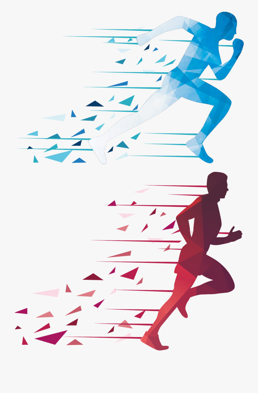 Runner Vector Png - Vector Running Icon Png, Transparent Clipart
