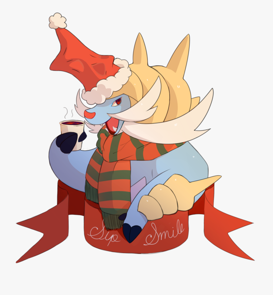 “ Have A Holiday Samurott Sip & Smile Available On - Samurott And Charizard, Transparent Clipart