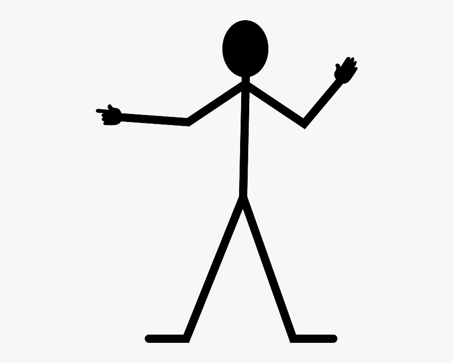 Draw A Stickman - Stick Figure Png Transparent, Transparent Clipart