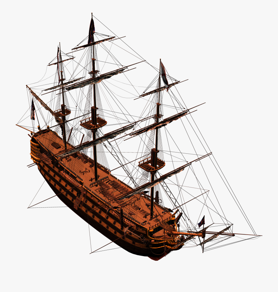 Alternative - Fantasy Ship Transparent Background, Transparent Clipart