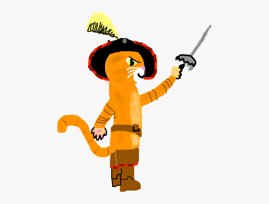 Transparent Puss In Boots Clipart - Cartoon, Transparent Clipart