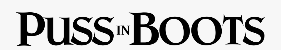 Puss In Boots Logo, Transparent Clipart