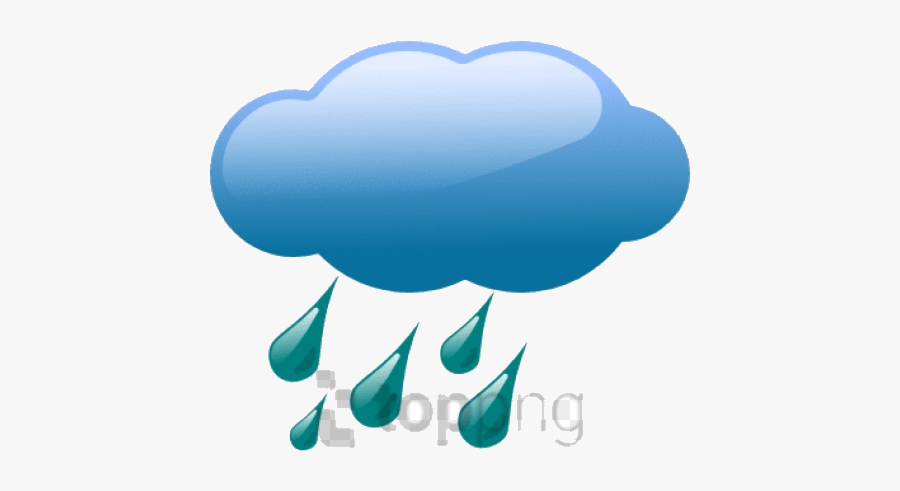 Rain Free Cloud Clipart Image With Transparent Png - Rainy Weather Clipart, Transparent Clipart