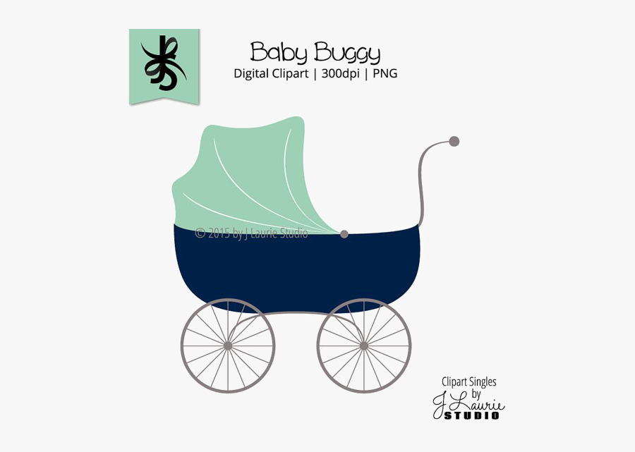 Pram Png Free Download - Baby Shower Baby Carriage, Transparent Clipart