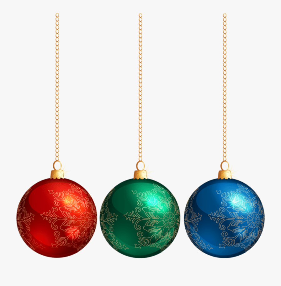 Christmas Hanging Ornaments Png Clipart , Png Download - Christmas Day, Transparent Clipart
