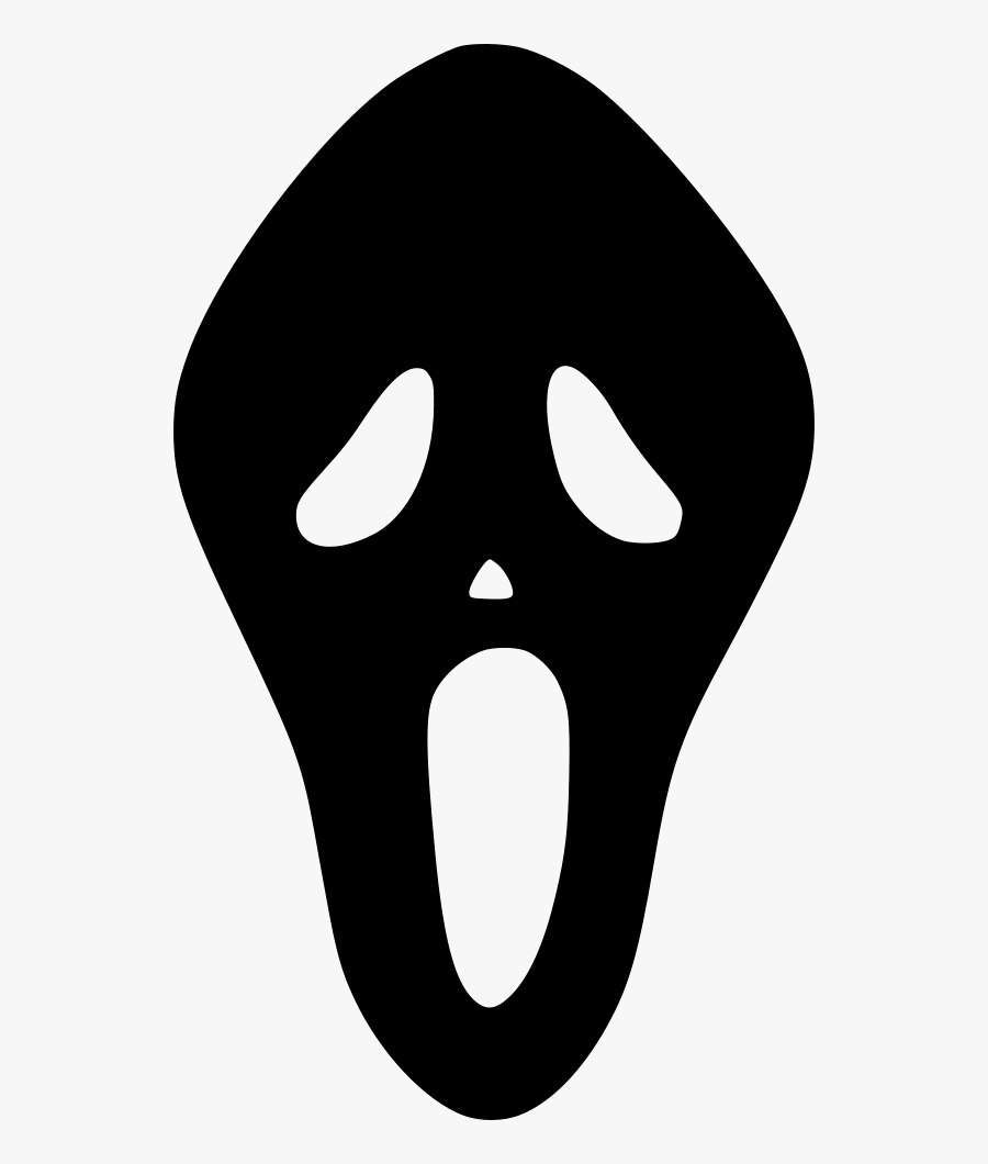 Download Scary Mask - Spooky Clipart Black And White Svg , Free Transparent Clipart - ClipartKey