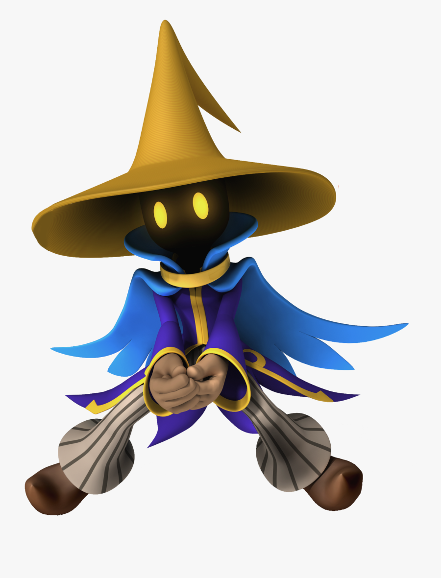 Final Fantasy Clipart Black Mage - Final Fantasy Mario Sports Mix, Transparent Clipart