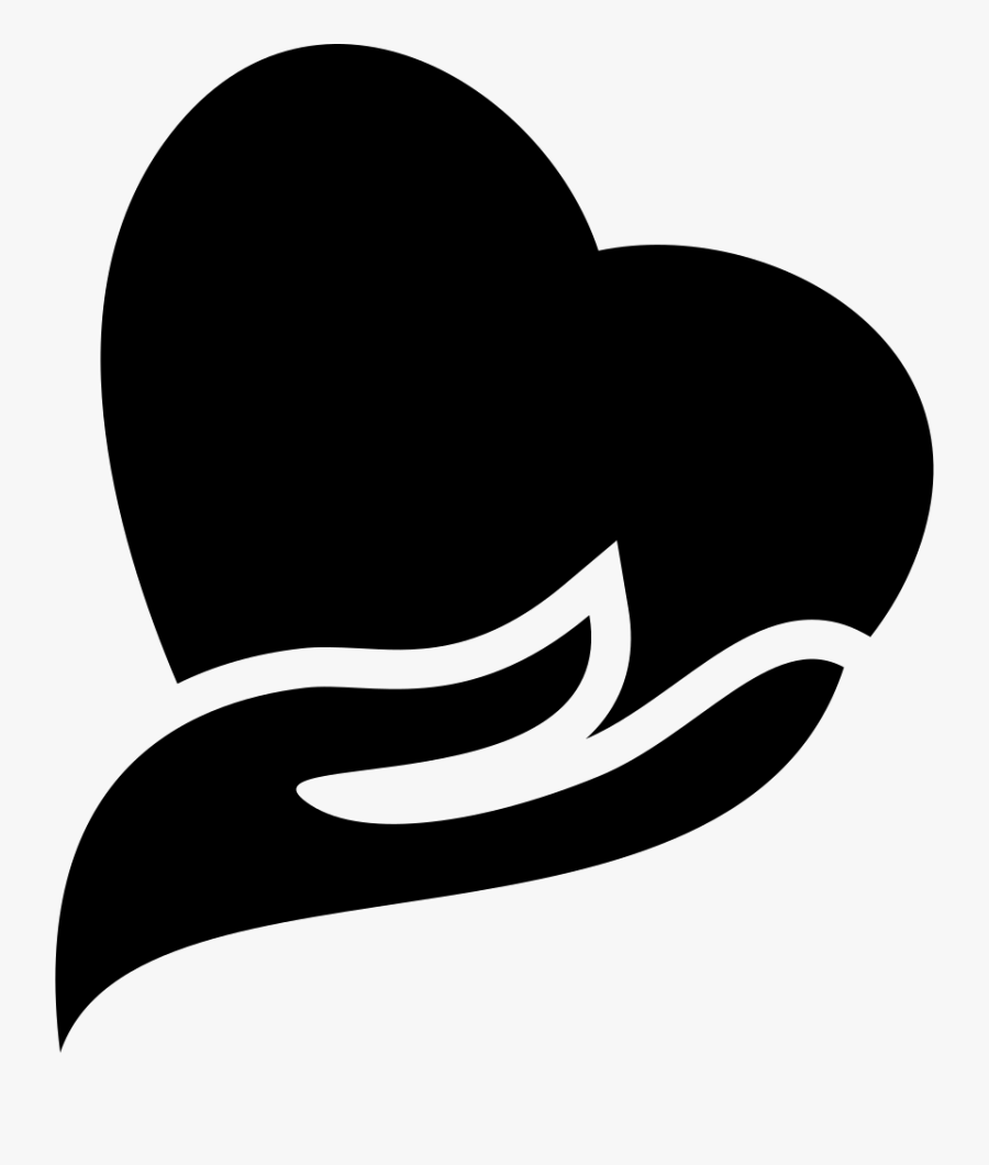 Holding Hands Hand Transprent Png - Hand Holding A Heart Vector, Transparent Clipart