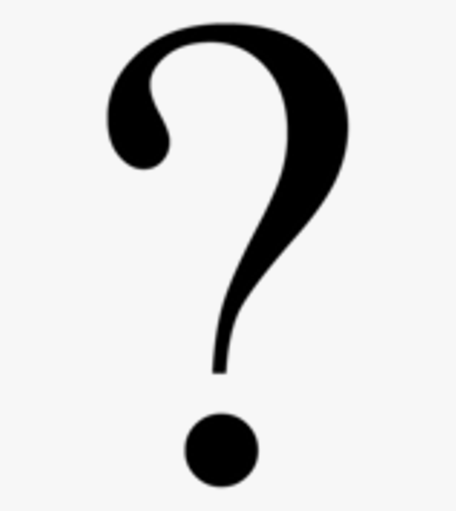 Graphic Freeuse Black And White Question Mark Clipart - Question Mark, Transparent Clipart