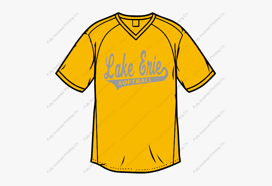 Tshirt Style Jerseys Are Great For Sports Like Baseball,, Transparent Clipart